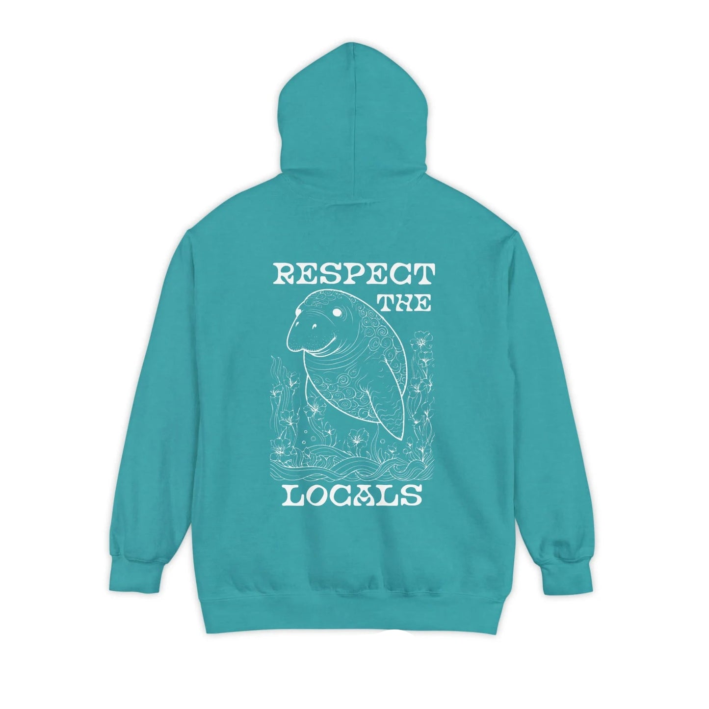 Respect The Locals Manatee Hoodie V3
