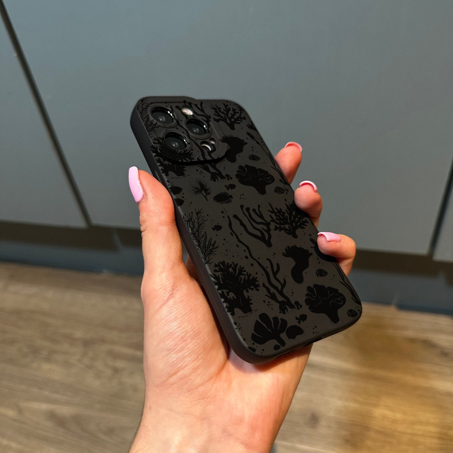 Sea Coral Black Case