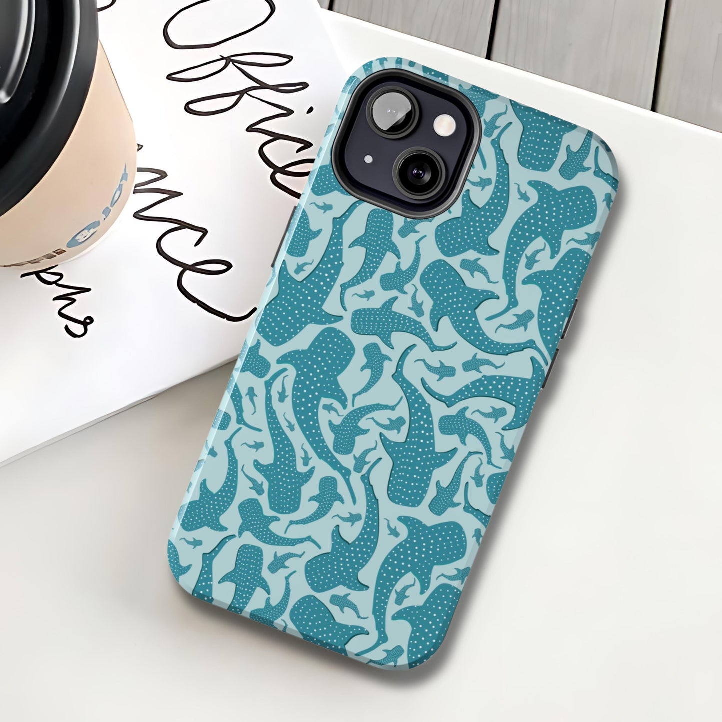 Blue Whaleshark Phone Case
