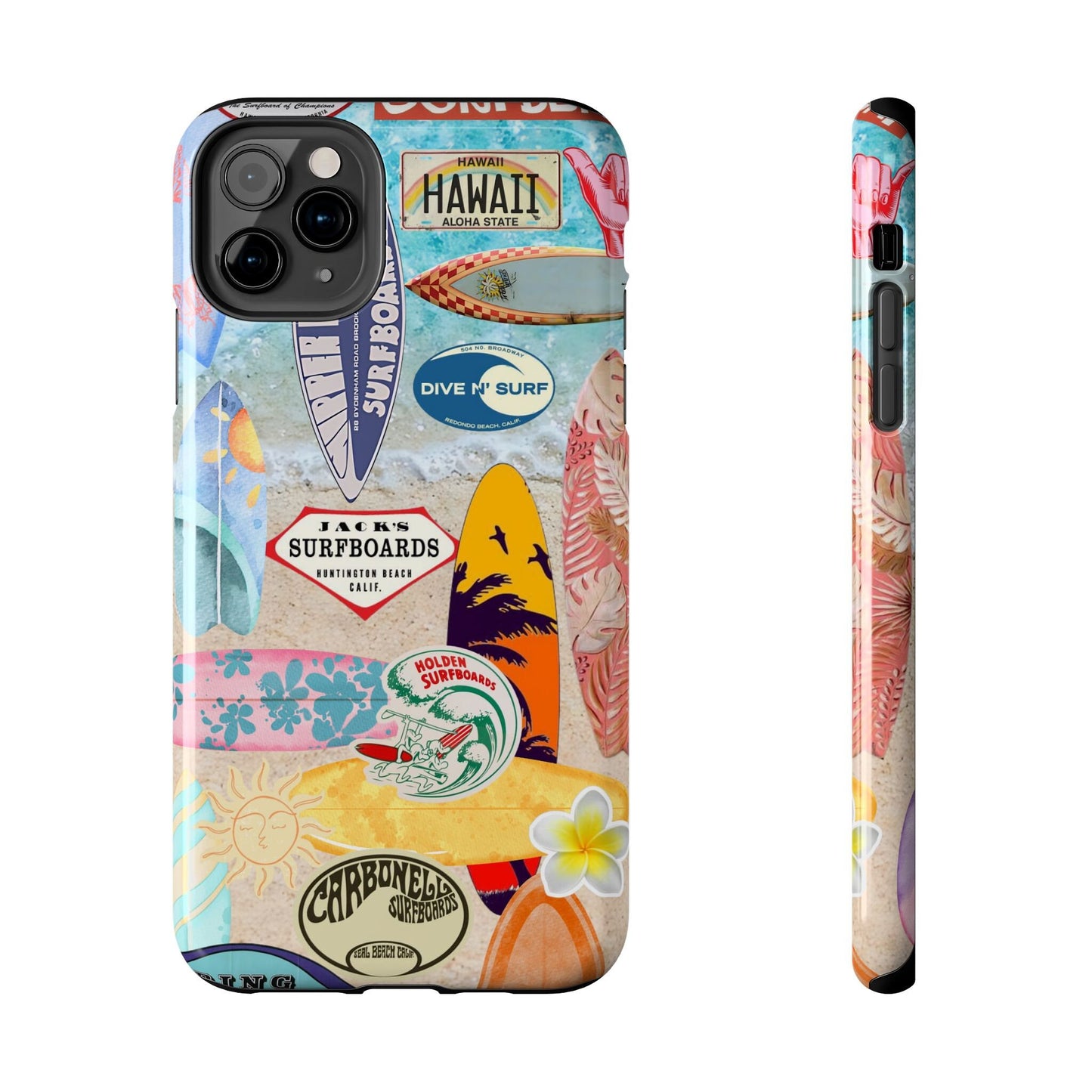 Beach Surfboard Phone Case