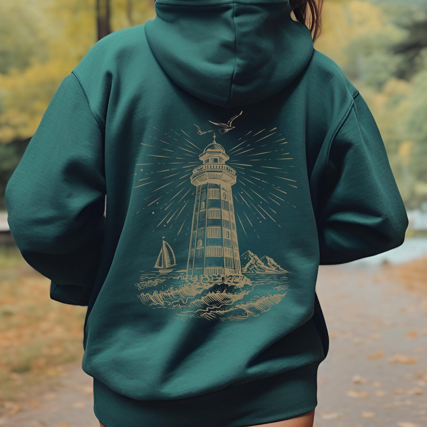 Nautical Lighthouse Hoodie