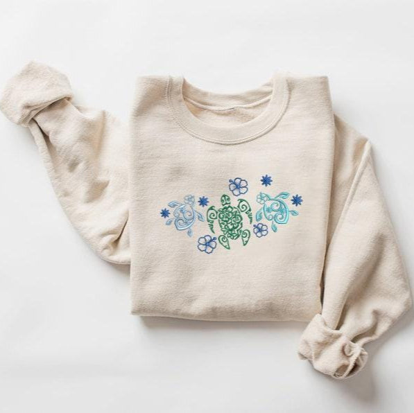Tropical Turtle Sweater