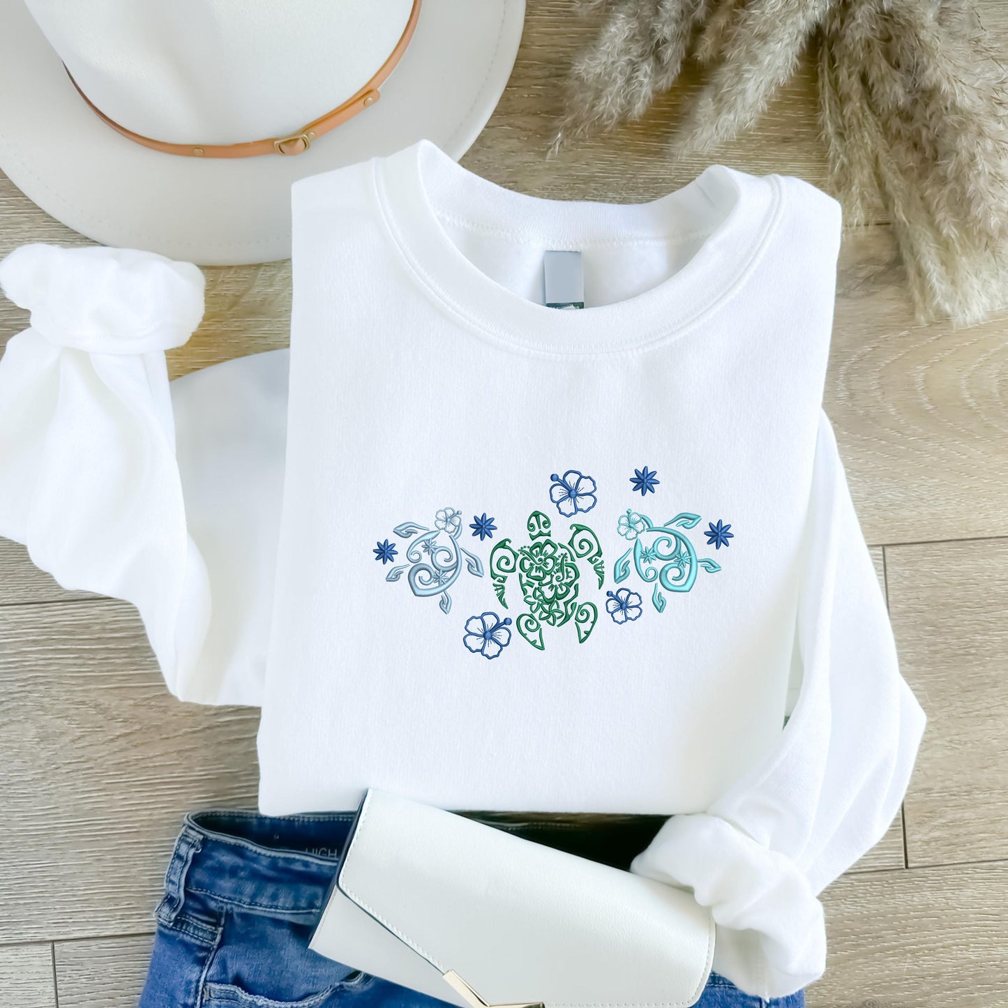 Tropical Turtle Sweater