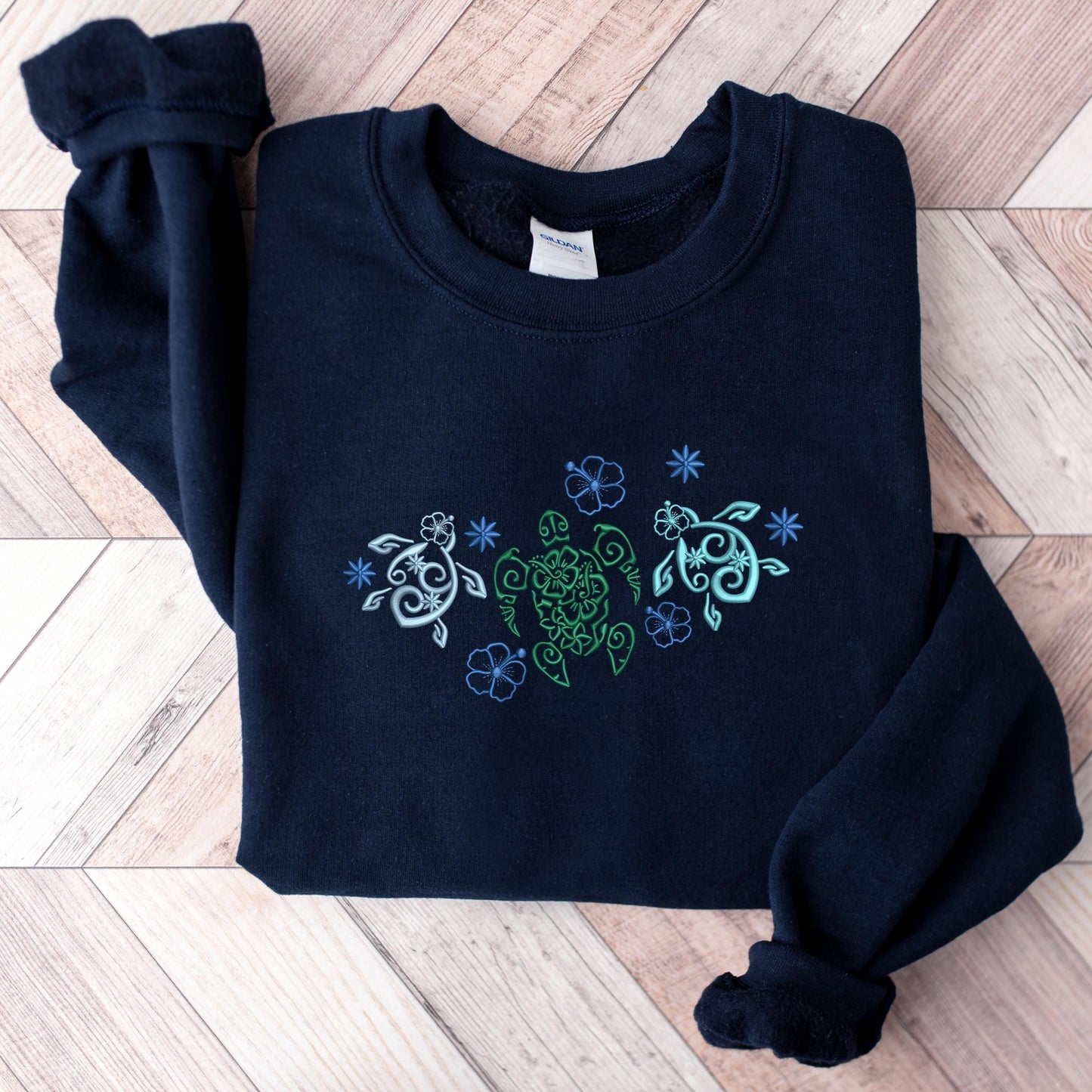 Tropical Turtle Sweater