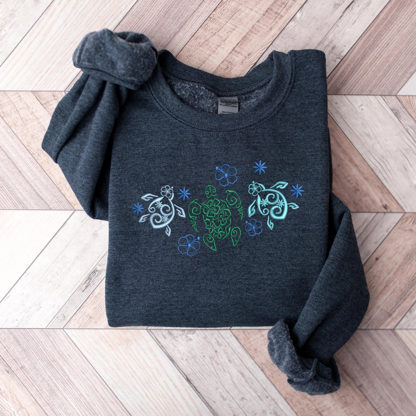 Tropical Turtle Sweater