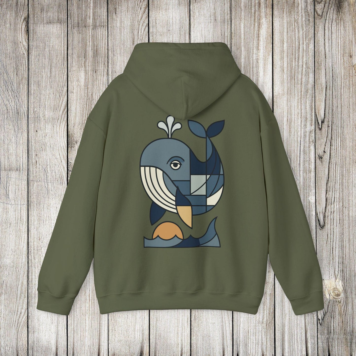 Graphic Whale Hoodie