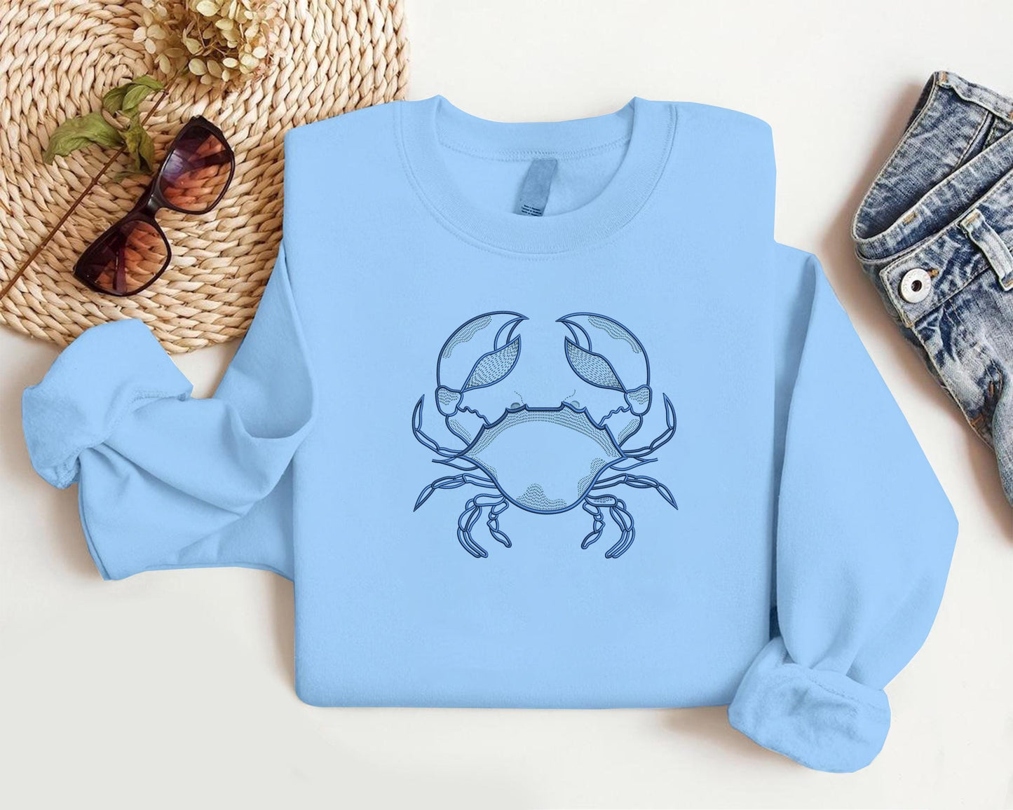 Blue Crab Sweater
