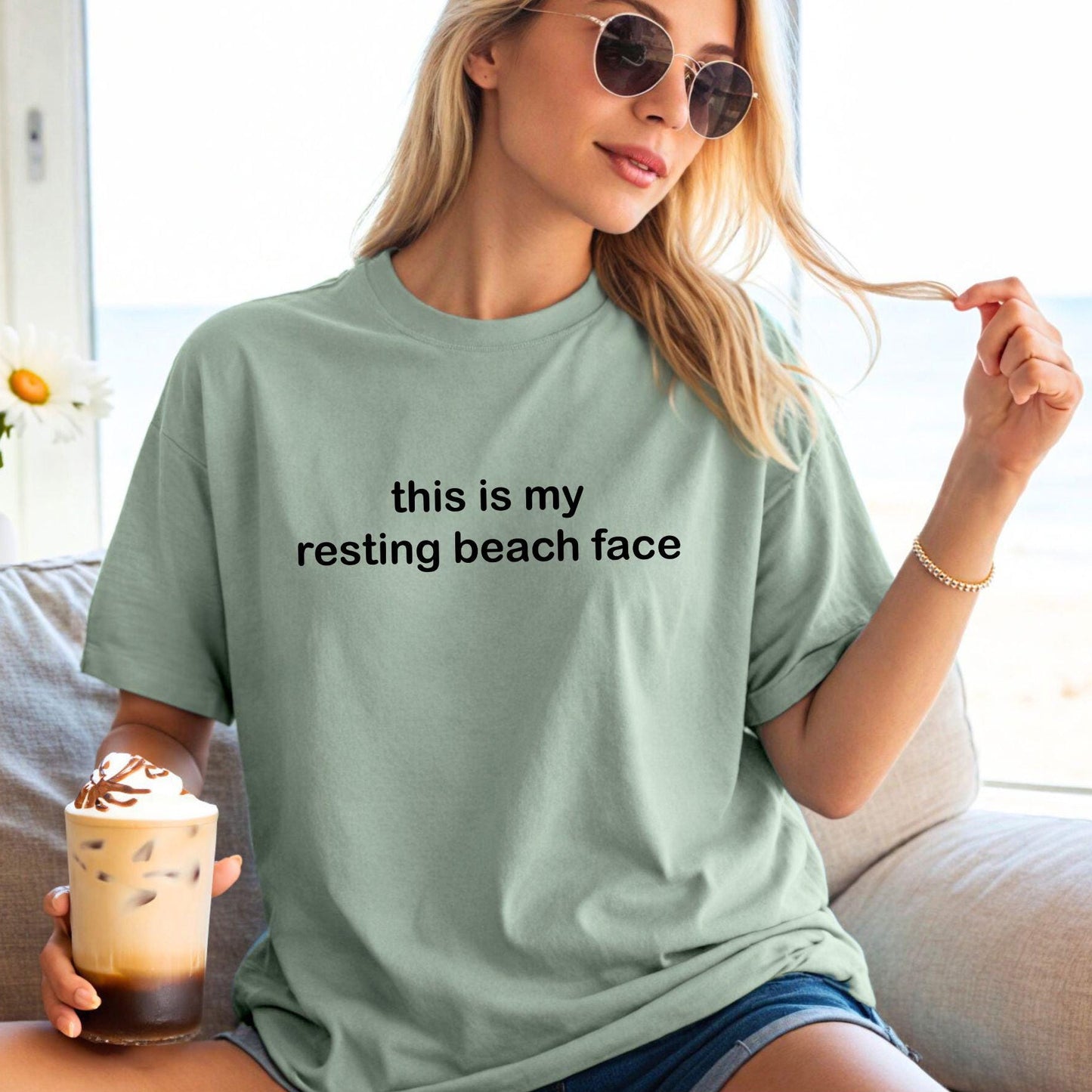 Resting Beach Face Shirt