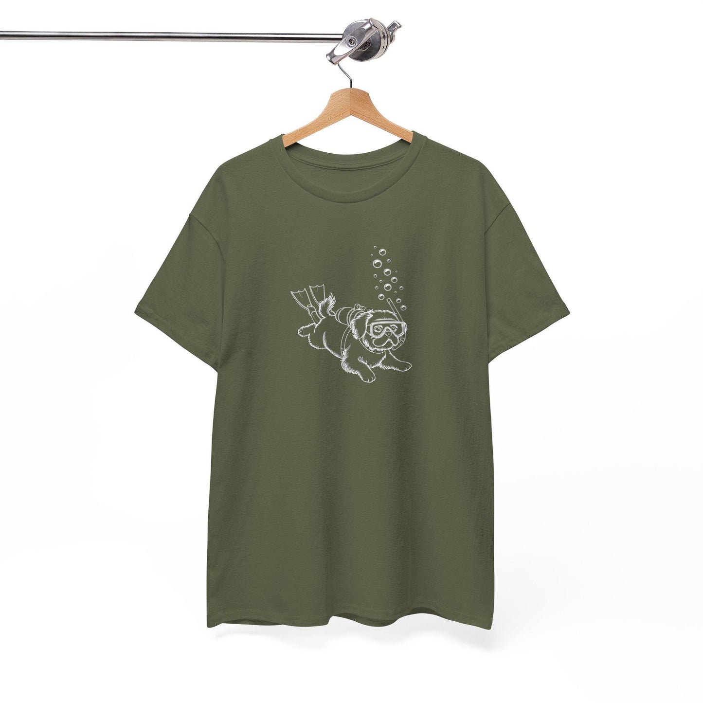 Shih Tzu Scuba Diving T-Shirt