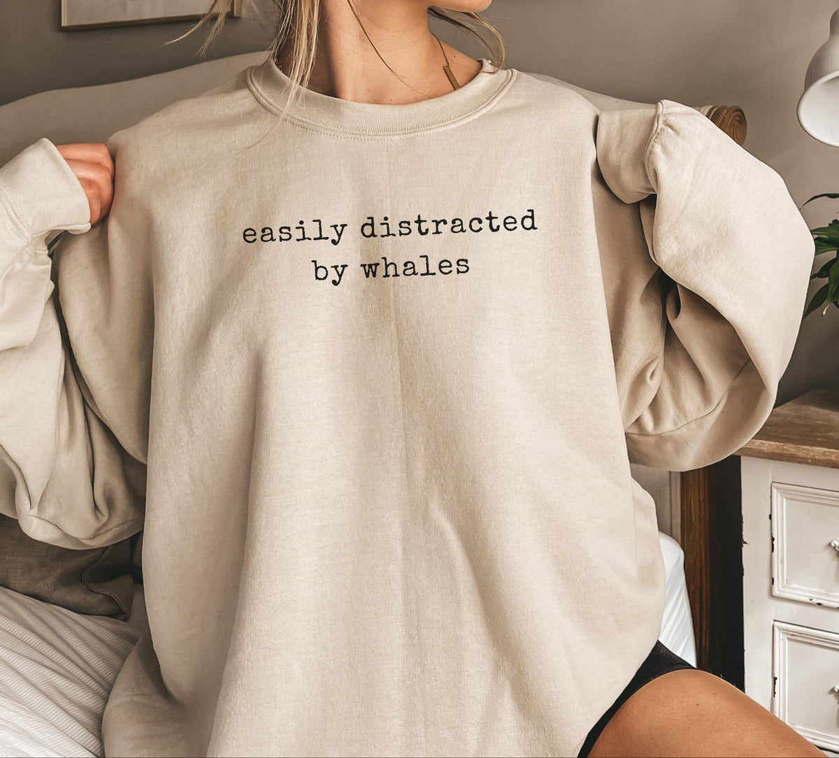Easily Distracted By Whales Sweater