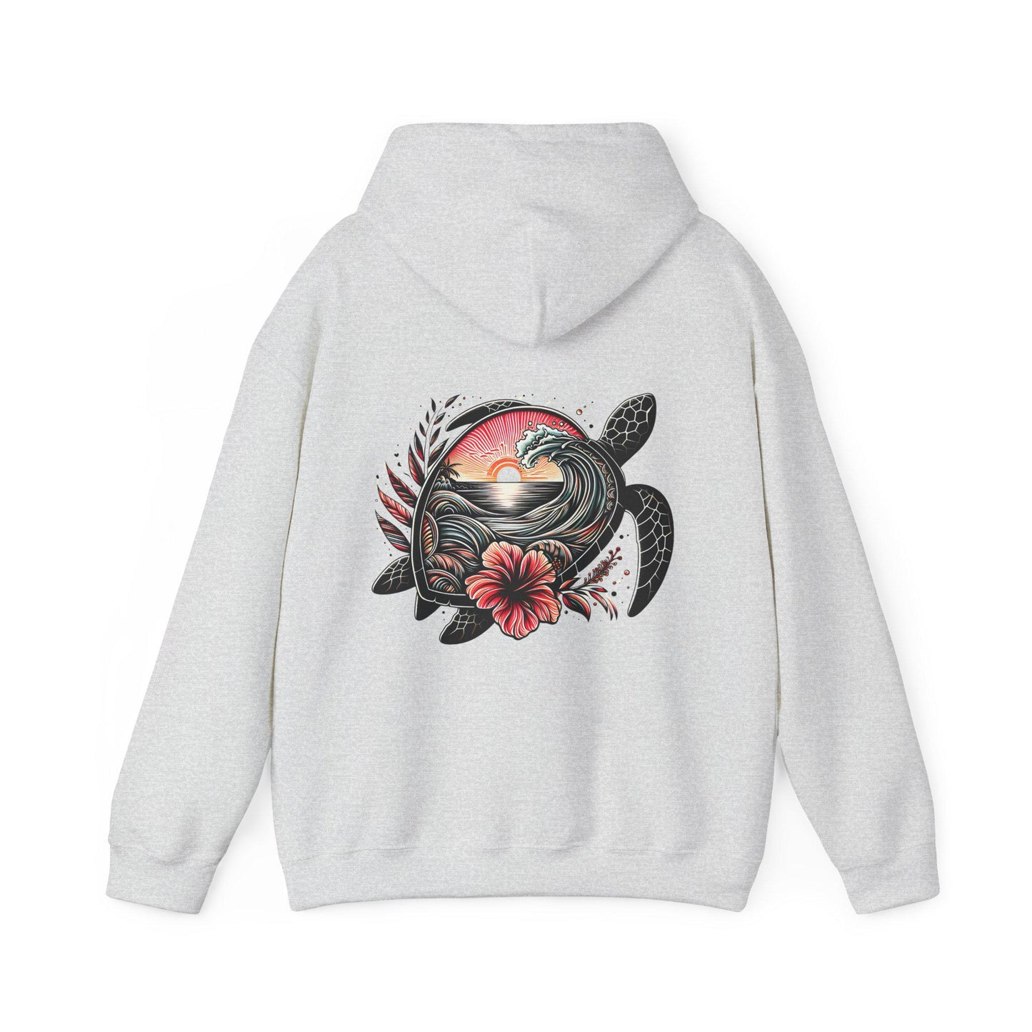 Sea Turtle Hibiscus Hoodie
