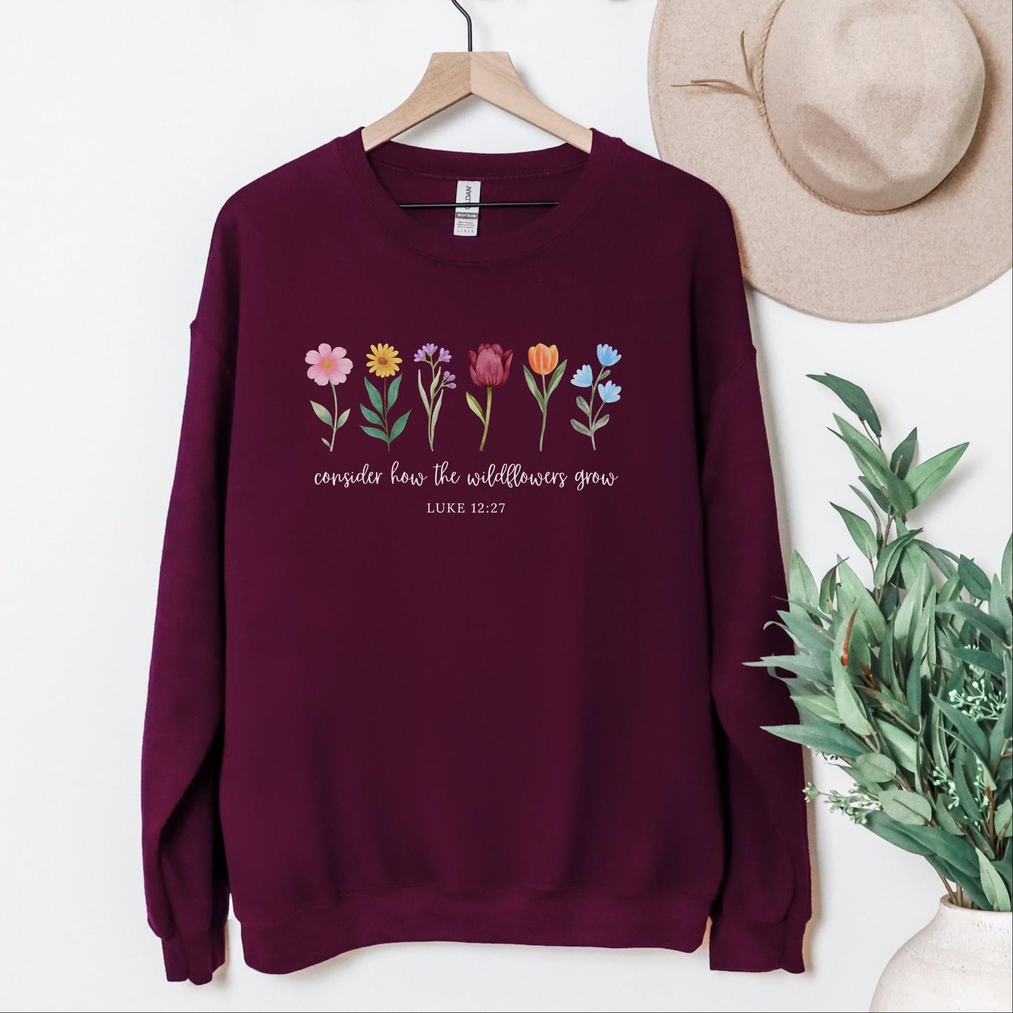Consider How The Wildflowers Grow Sweater