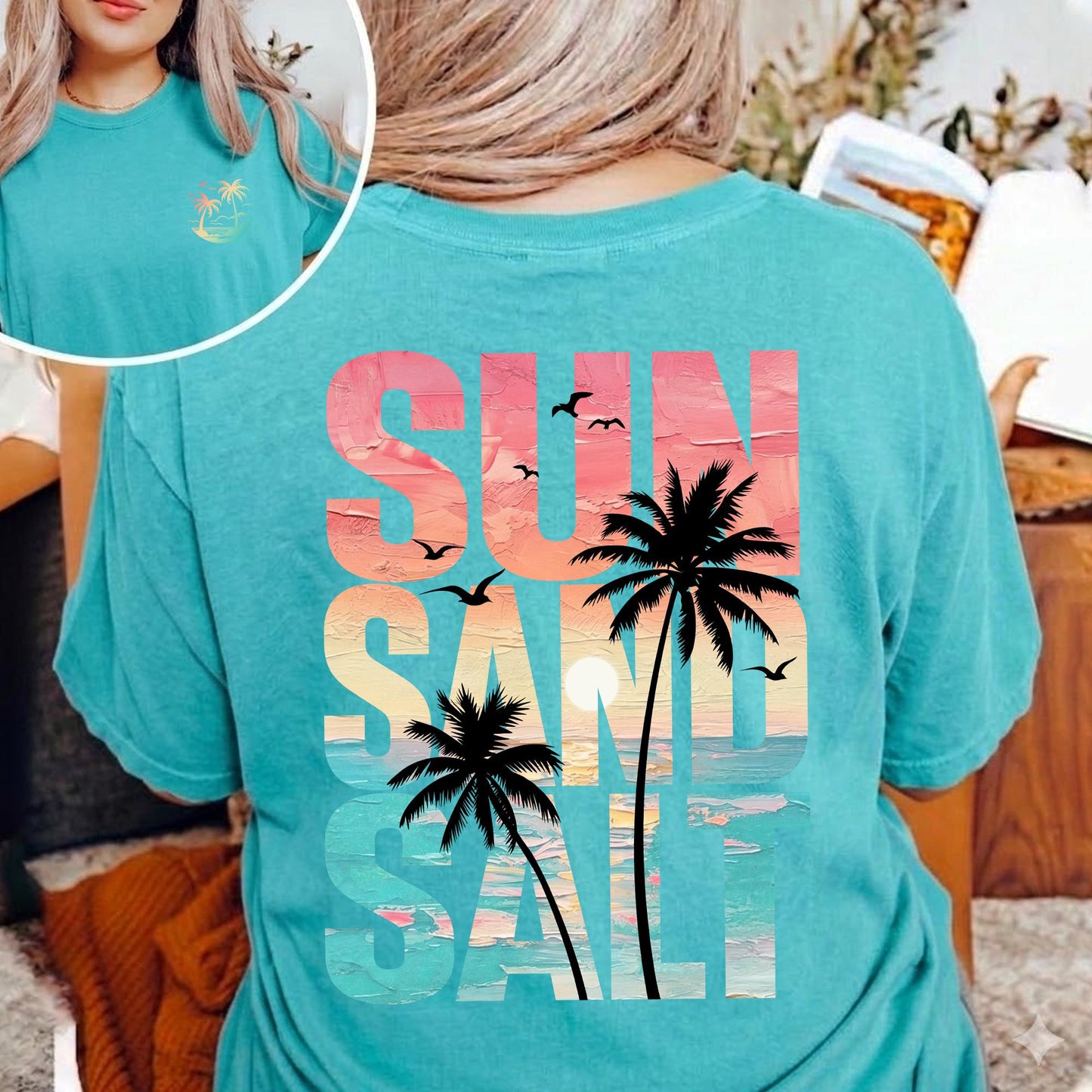 Sun Sand Salt Beach Shirt