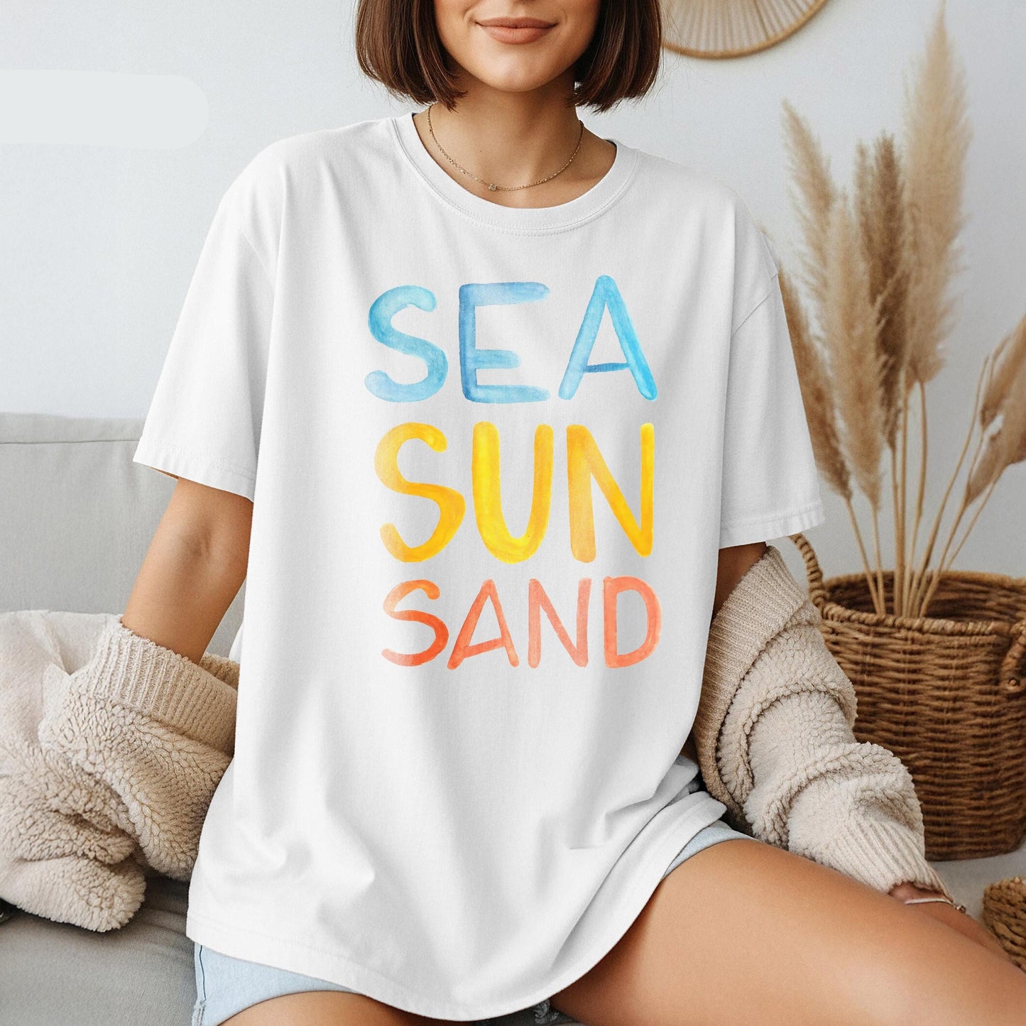 Sea Sun Sand Shirt Summer Beach Tee