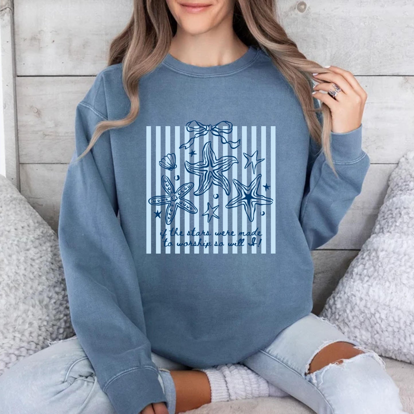 Coquette Bow Starfish Sweatshirt