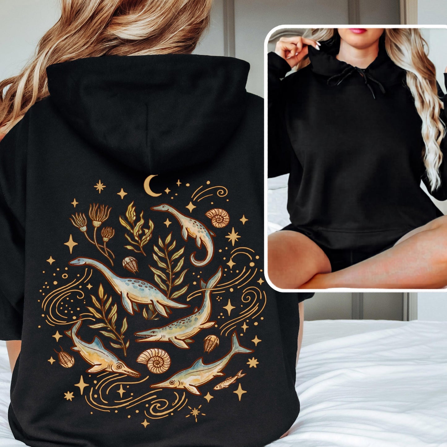 Prehistoric Sea Creatures Hoodie