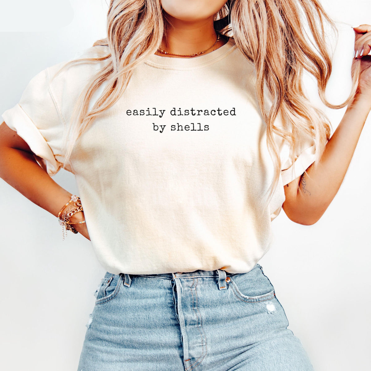 Easily Distracted By Shells Tee