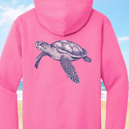 Sea Turtle Backprint Hoodie V1