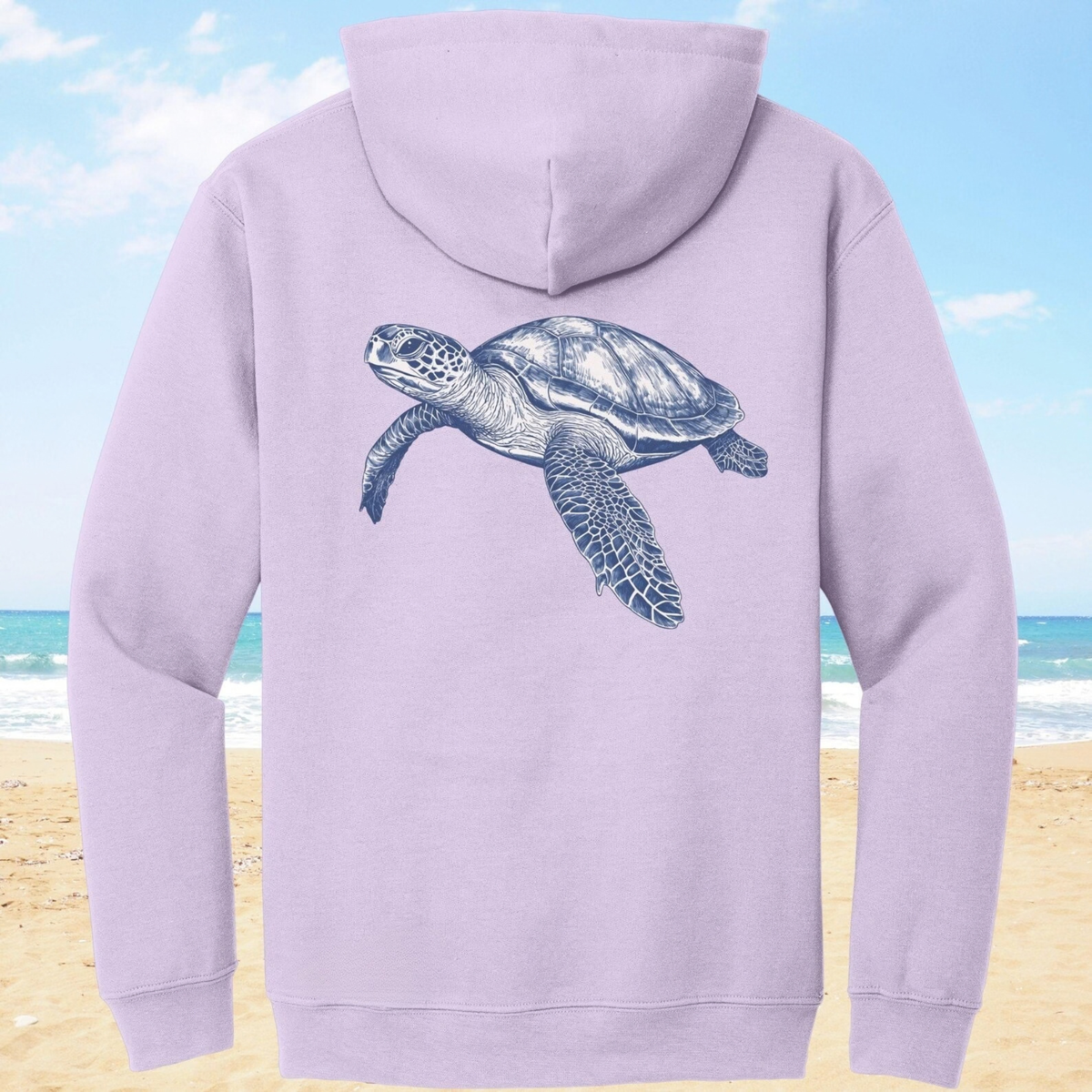 Sea Turtle Backprint Hoodie V1