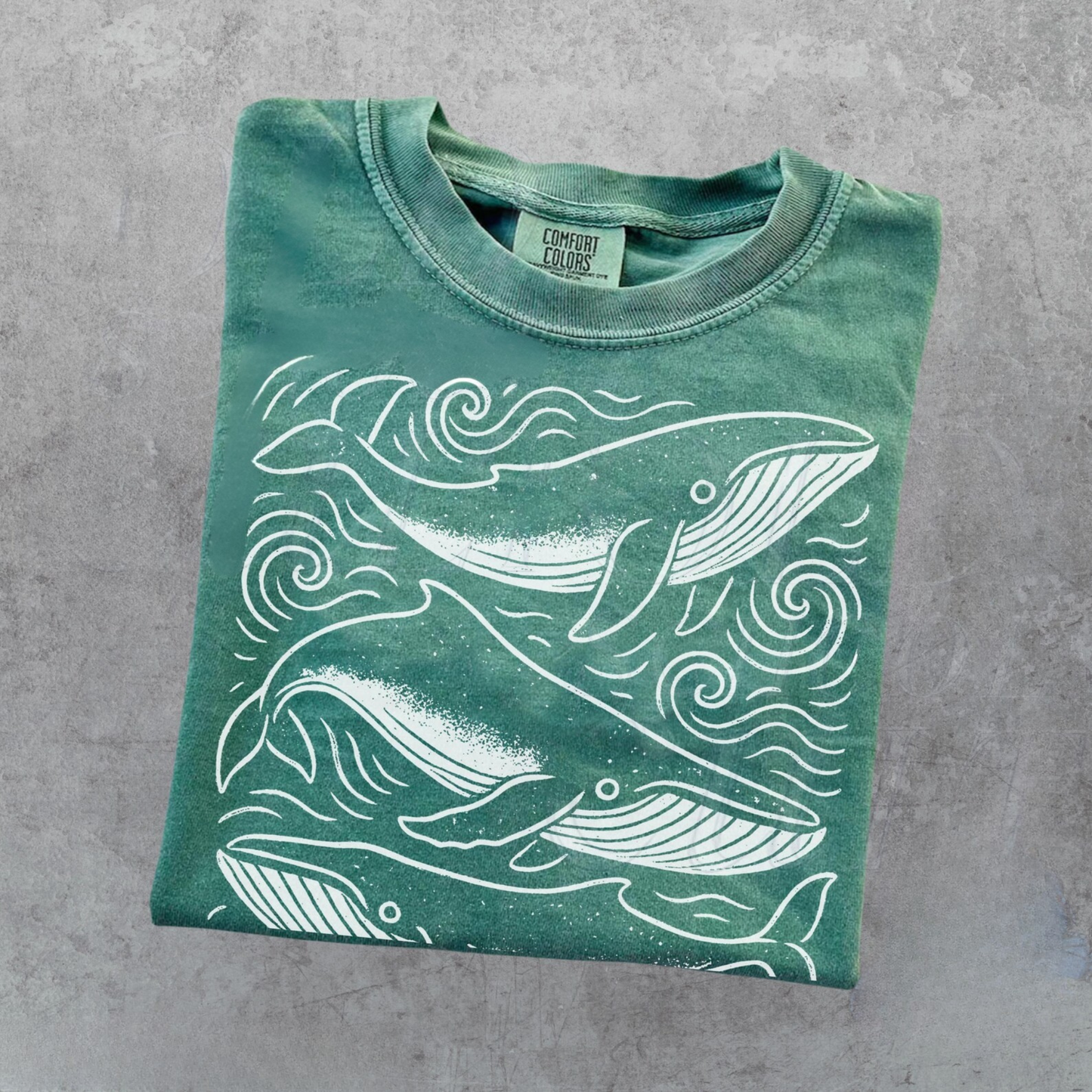 Whale Ocean 90s Shirt