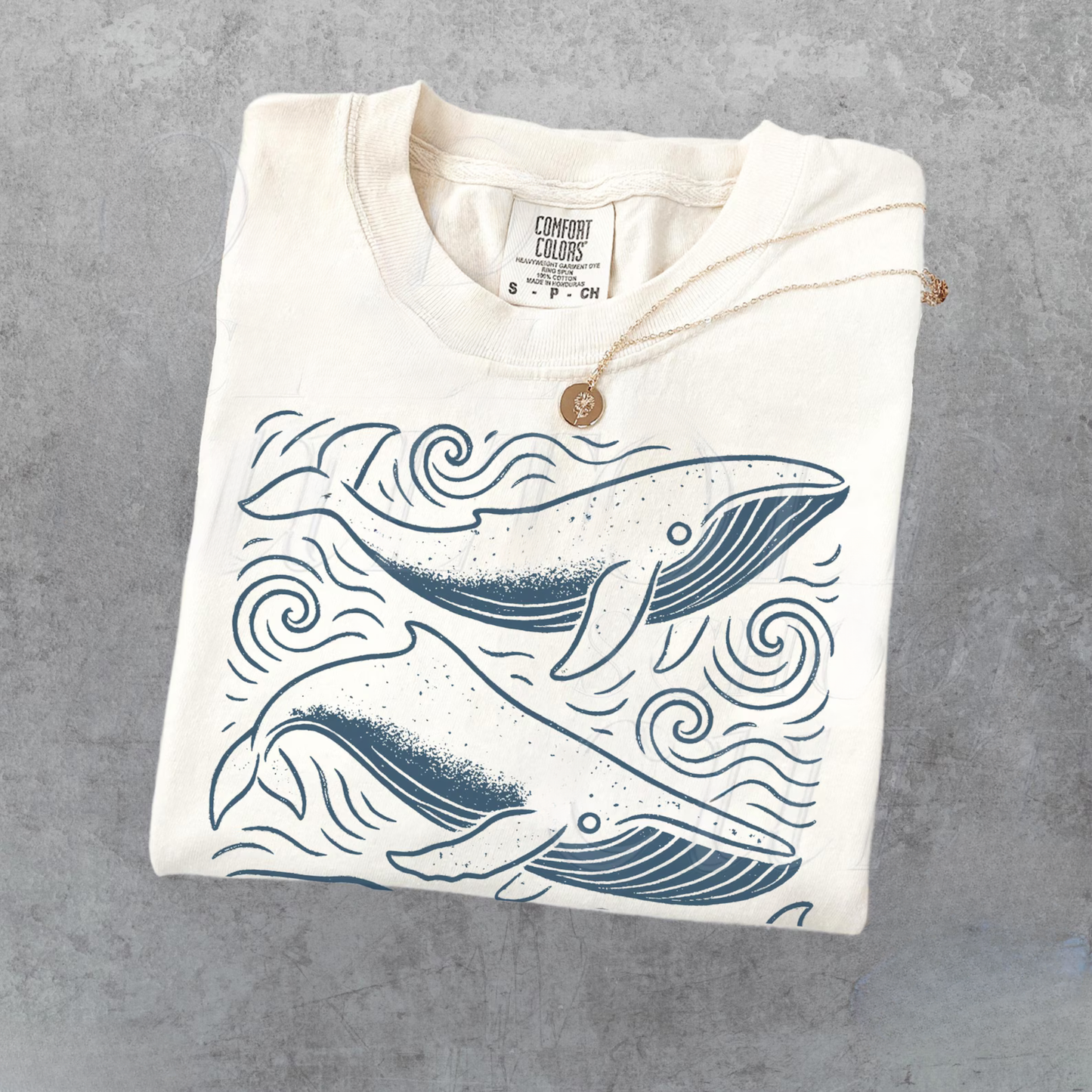 Whale Ocean 90s Shirt