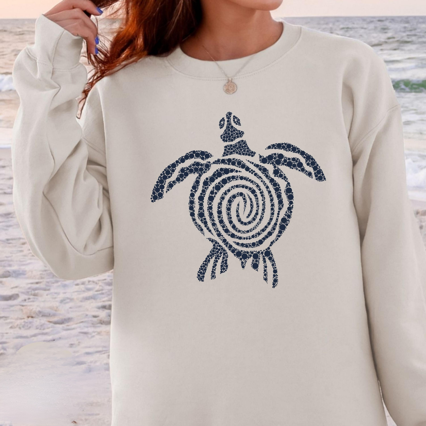 Ocean Turtle Sun Sweatshirt