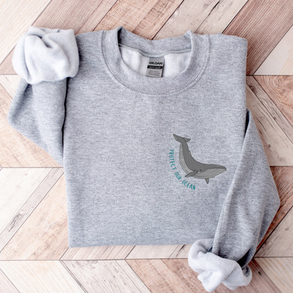 Protect Our Ocean Whale Sweater