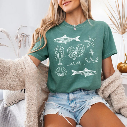 Fish Ocean Tee V2