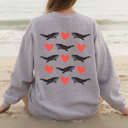 Whale Valentines Sweater