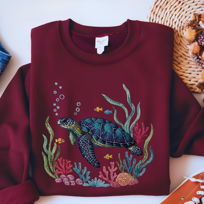 Ocean Turtle Sweatshirt 2