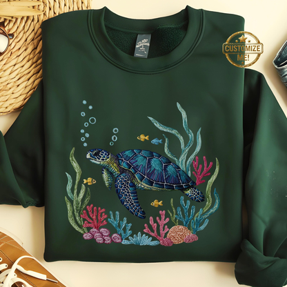 Ocean Turtle Sweatshirt 2