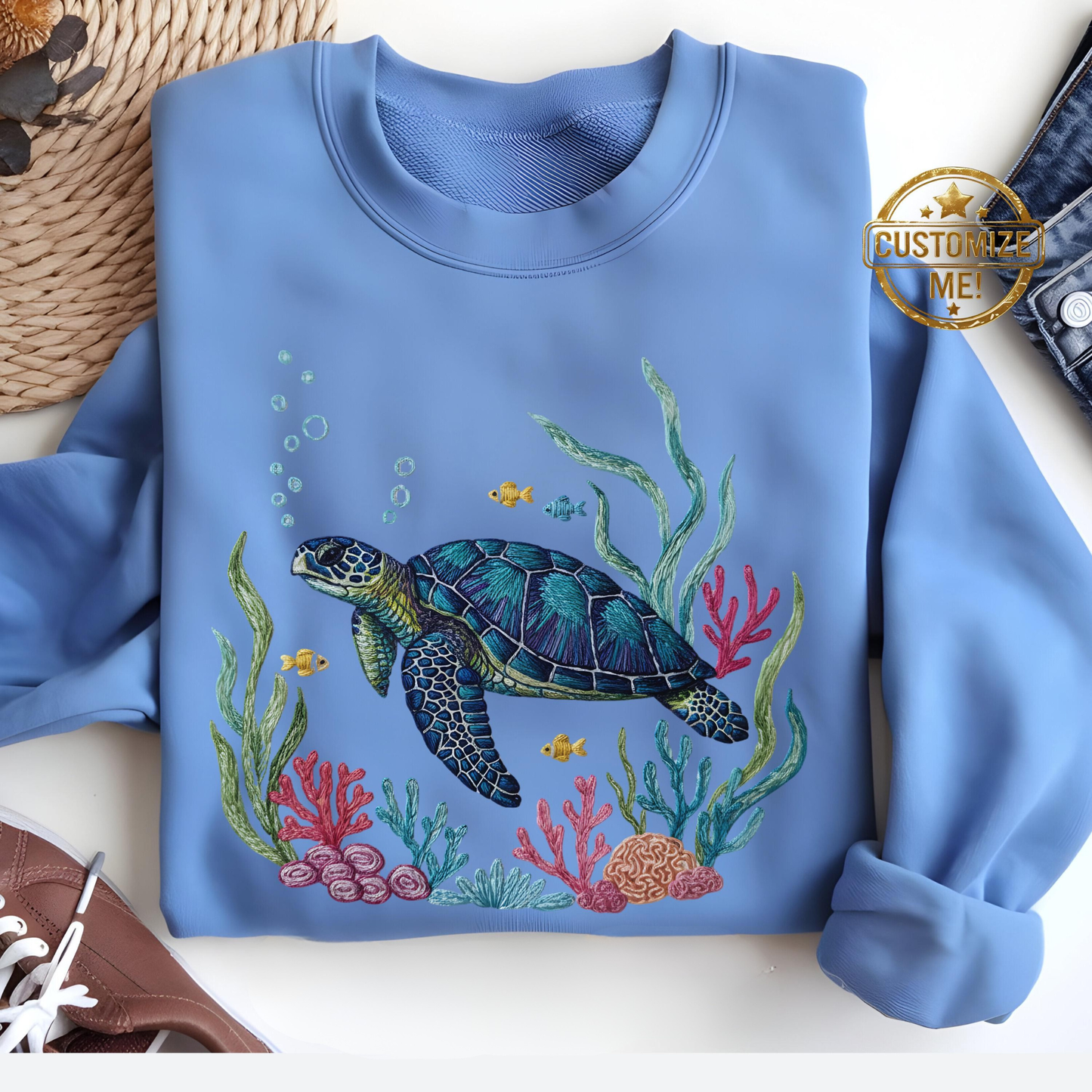 Ocean Turtle Sweatshirt 2