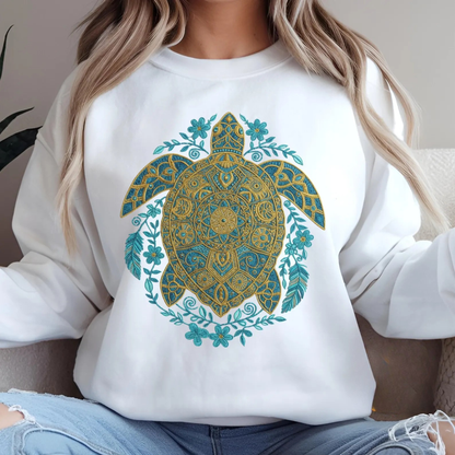 Ocean Turtle Sweater V4