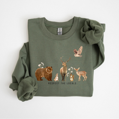 Respect The Locals Forest Sweater