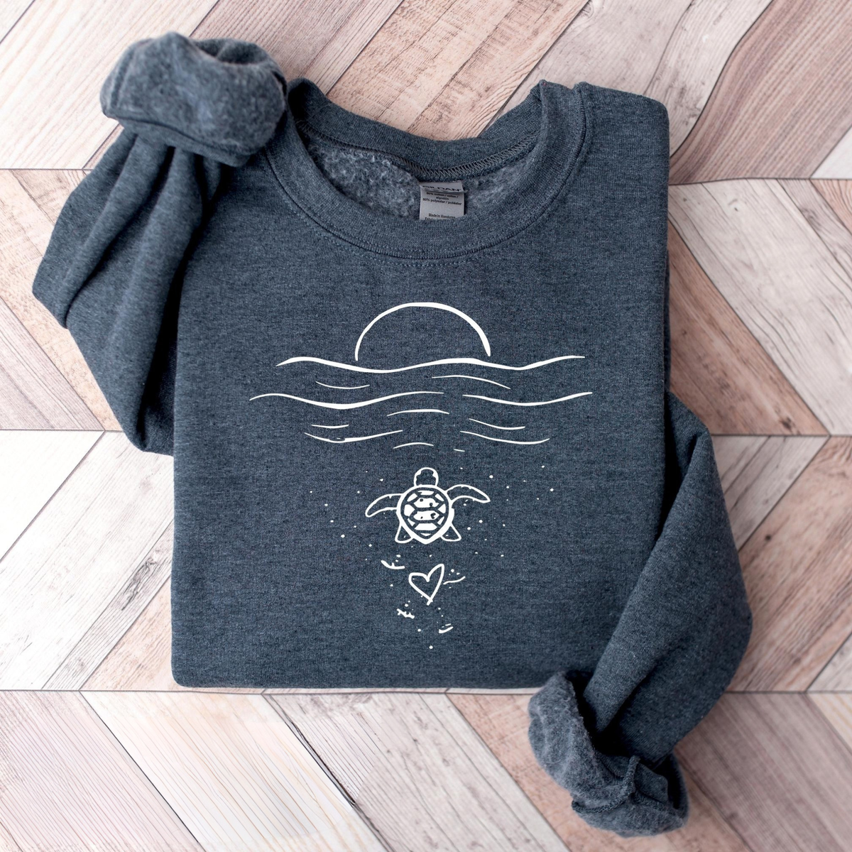 Coastal Sea Turtle Sweatshirt