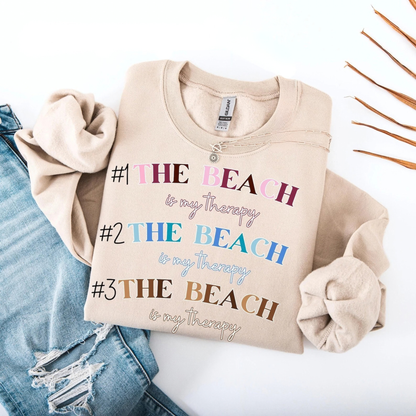 The Beach Is My Therapy Sweater V12