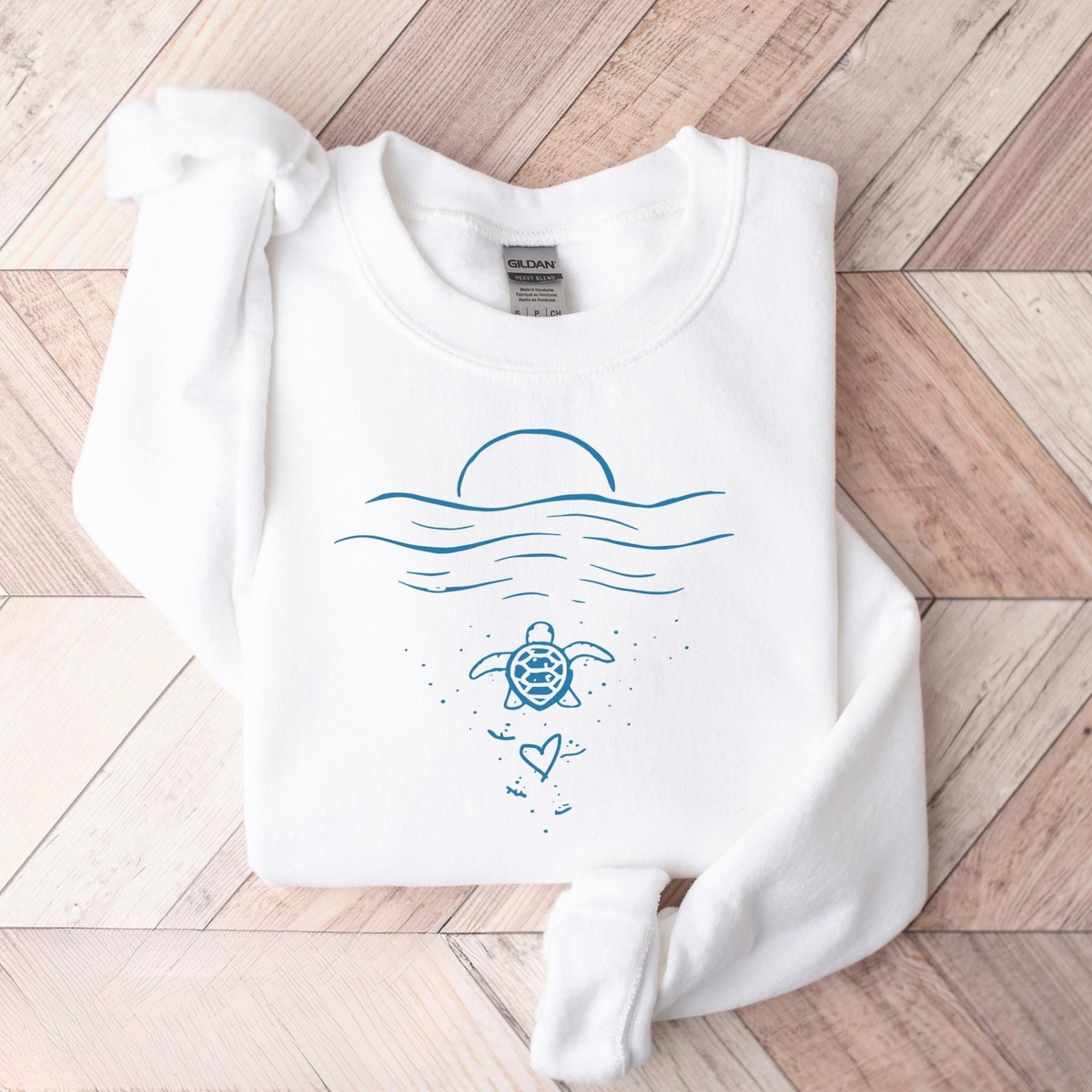 Coastal Sea Turtle Sweatshirt