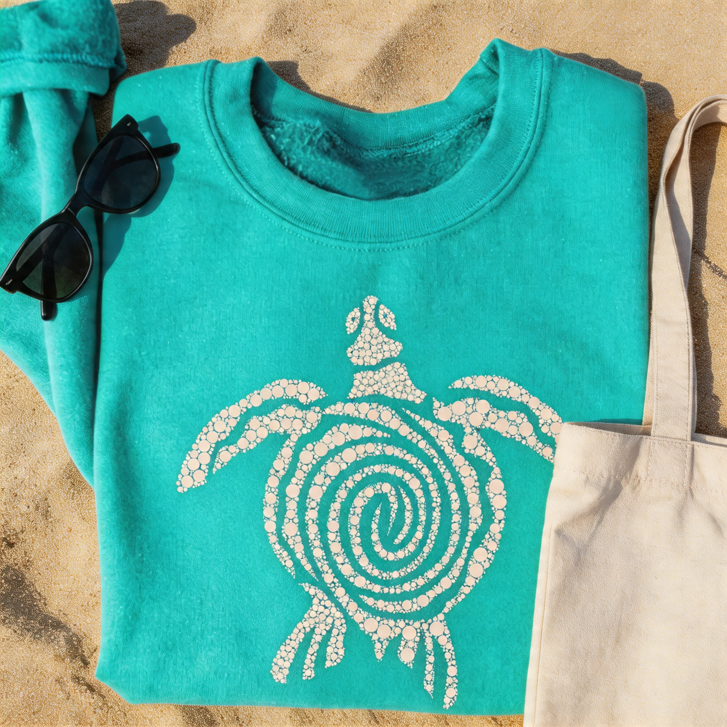 Ocean Turtle Sun Sweatshirt