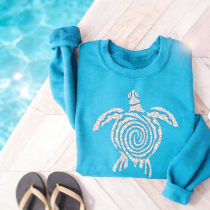 Ocean Turtle Sun Sweatshirt