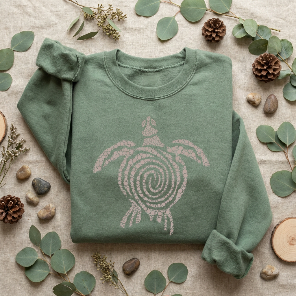 Ocean Turtle Sun Sweatshirt