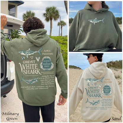 Great White Shark Hoodie