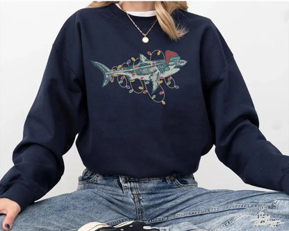 Christmas Shark Sweater V2