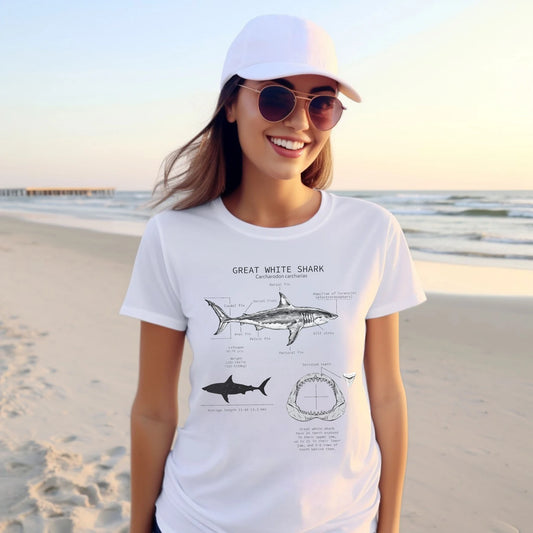Great White Shark Tee V4