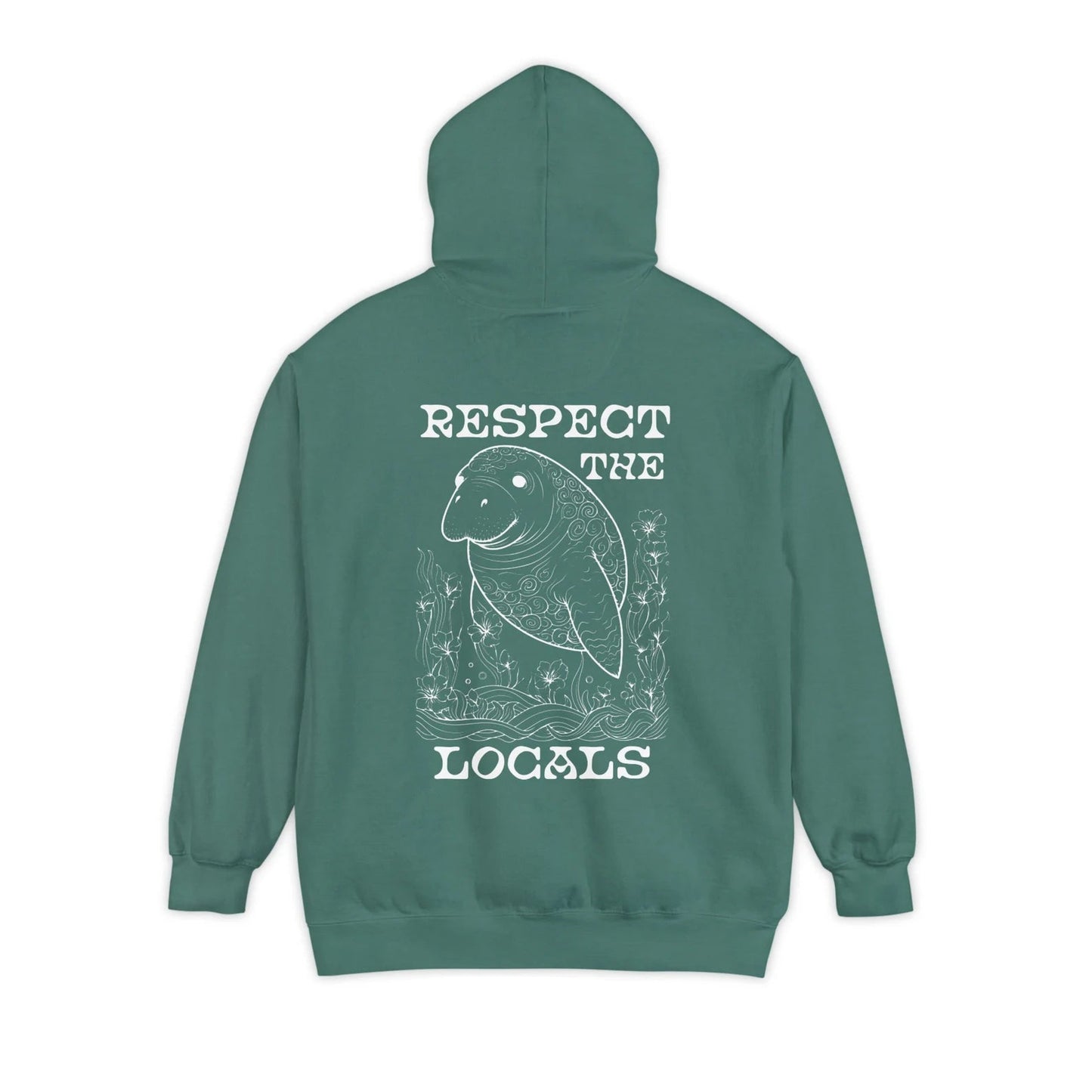 Respect The Locals Manatee Hoodie V3