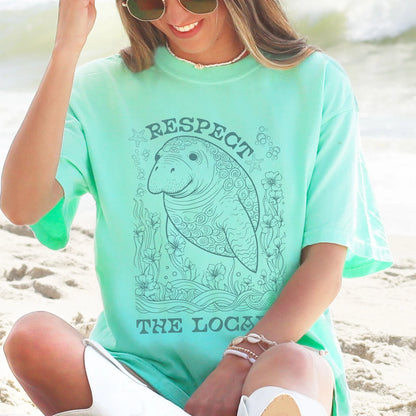 Manatee Respect the Locals Tee V2
