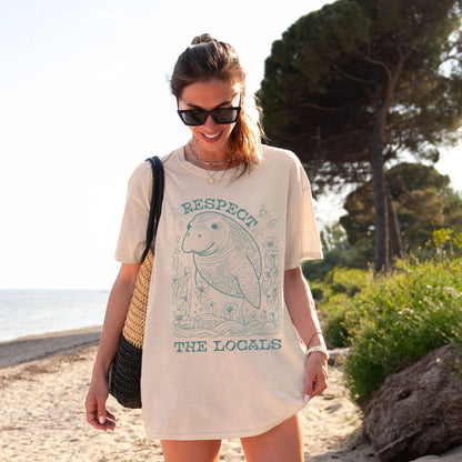 Manatee Respect the Locals Tee V2