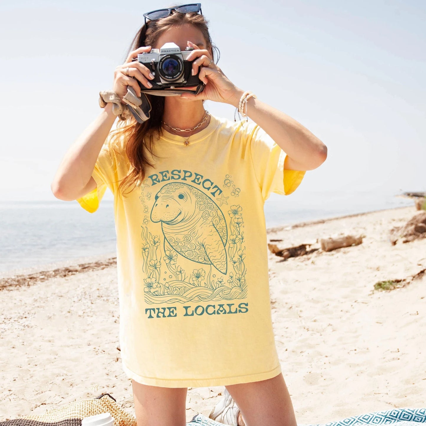 Manatee Respect the Locals Tee V2