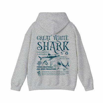 Great White Shark Hoodie V4