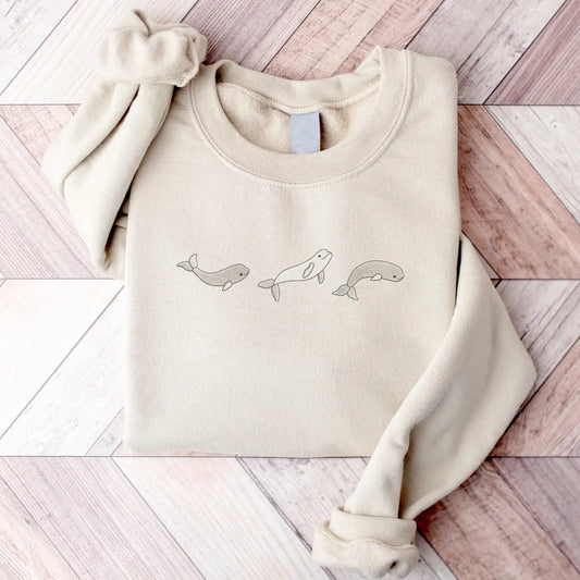 Beluga Whale Sweater