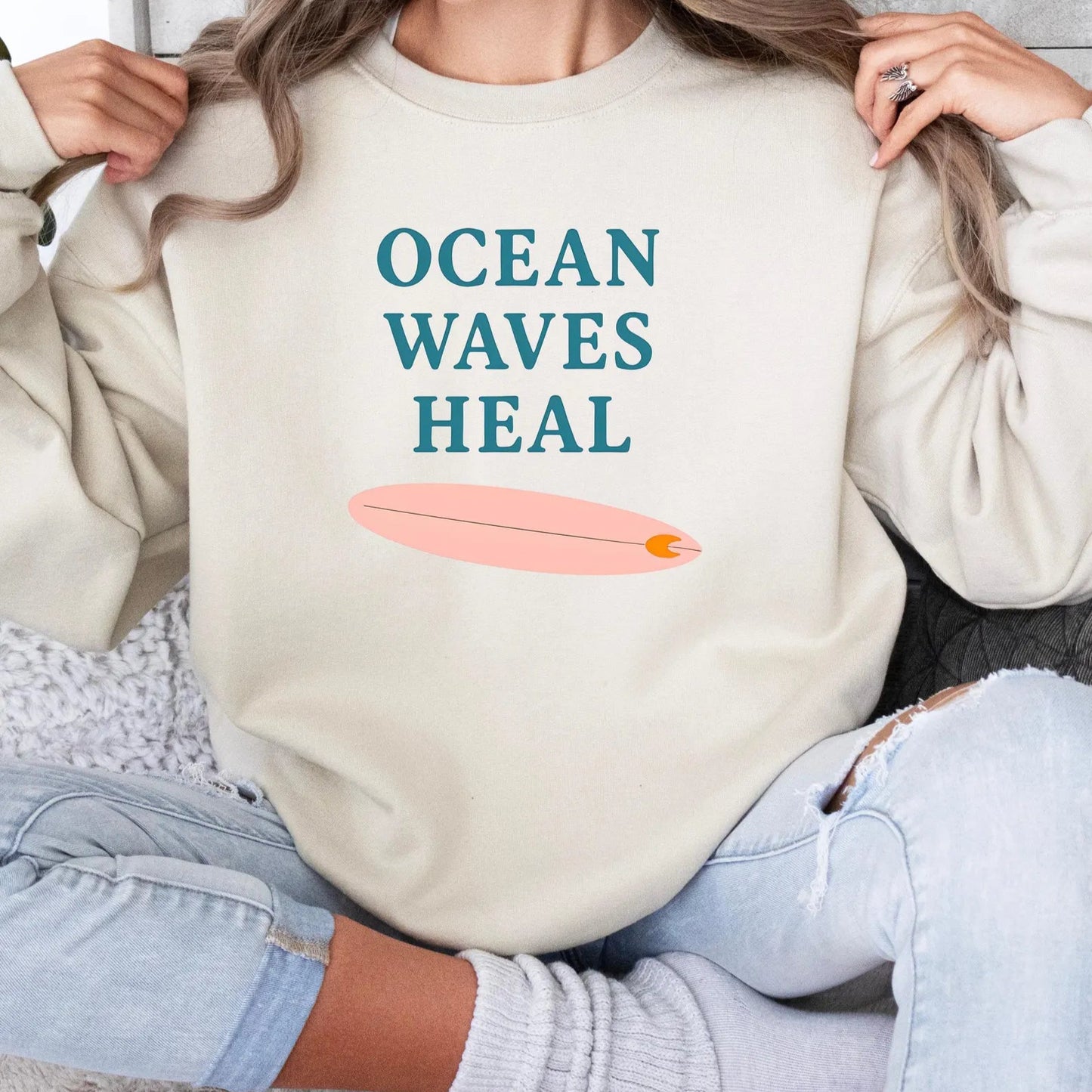 Ocean Waves Sweater